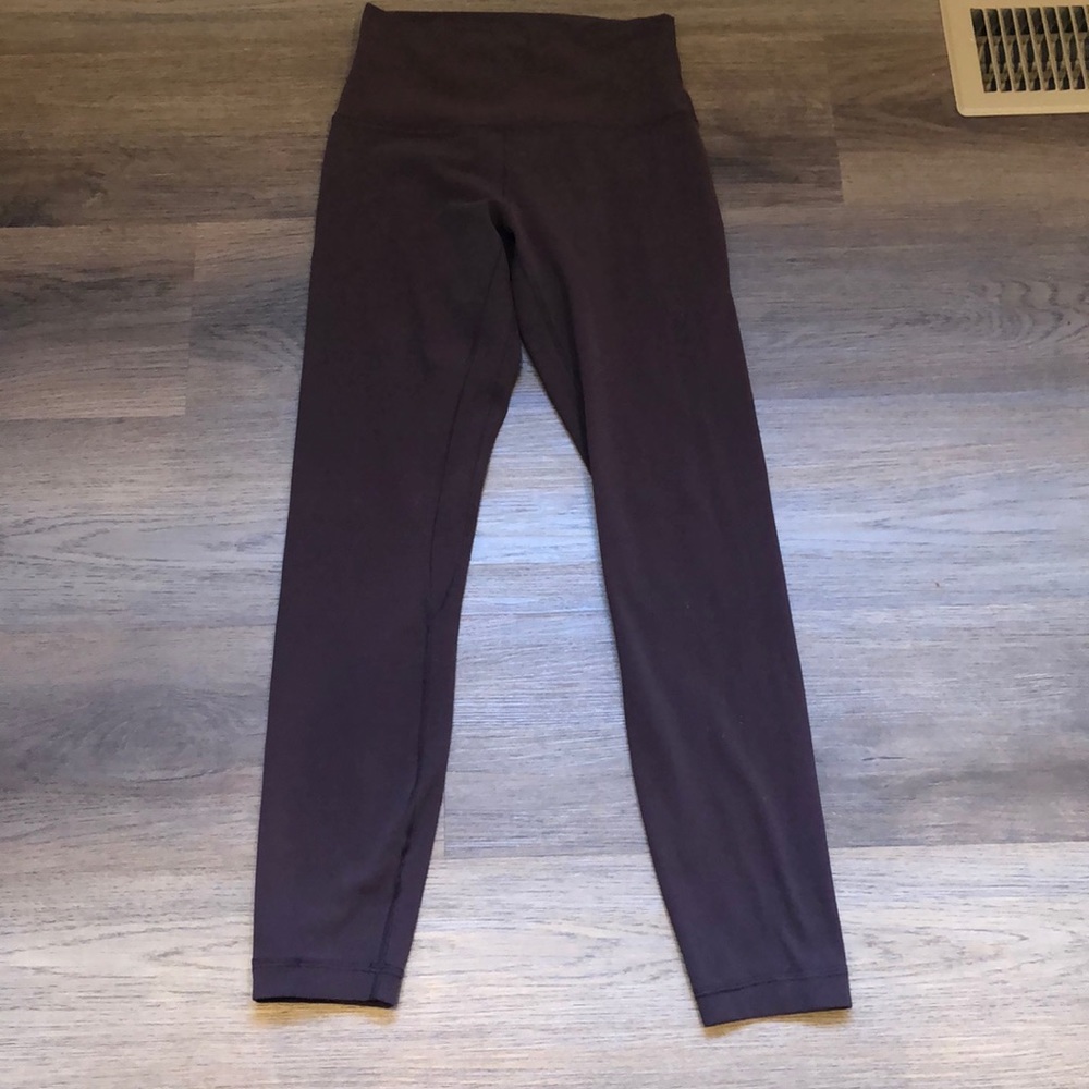 Lululemon Align Pant II 25” | Black Satin | Size 4